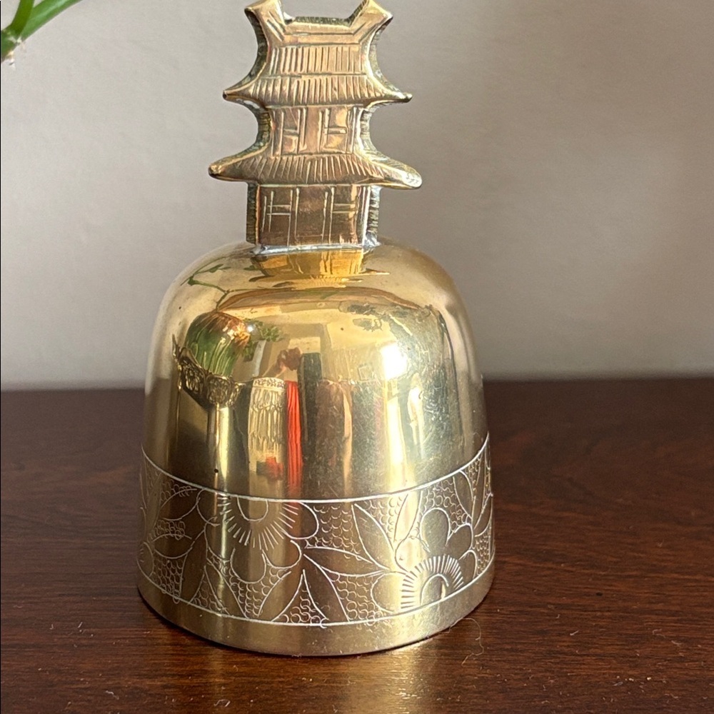 Vintage Gold and Silver Decorative Bell